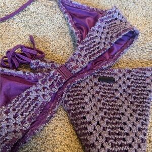 TRIANGL Purple bikini size small NEVER worn